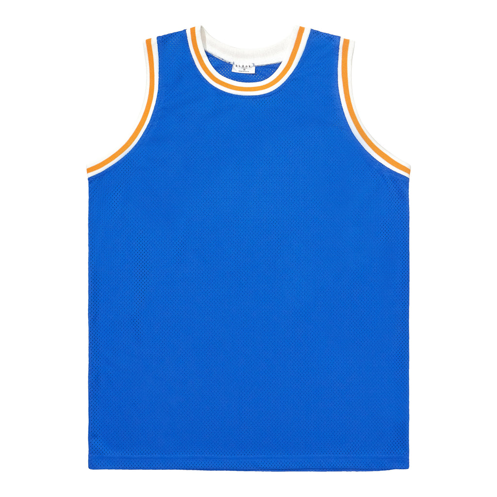 Blue and white basketball jersey online