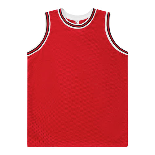 Basketball Jersey - Red / White / Black