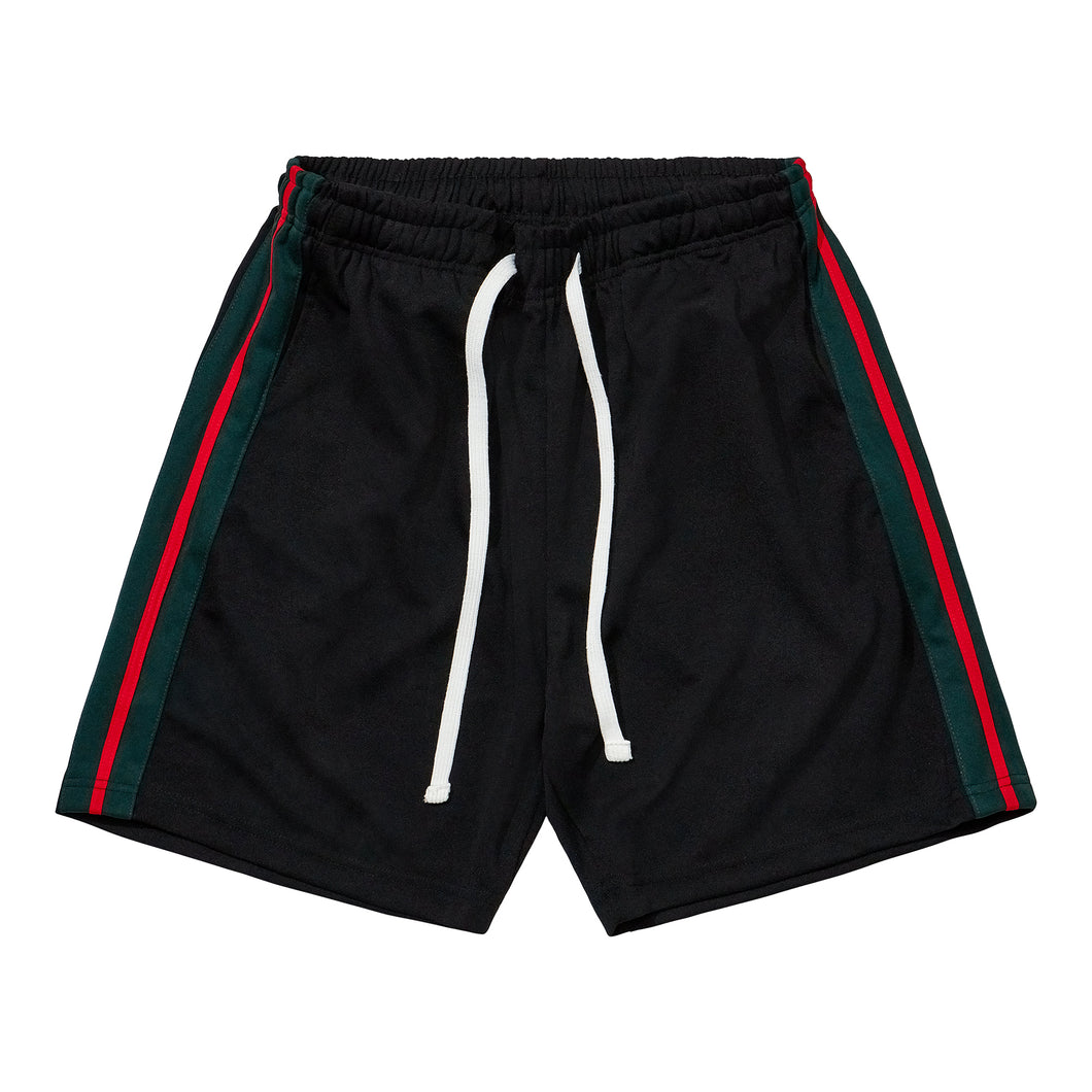 Athletic Shorts - Black / Green