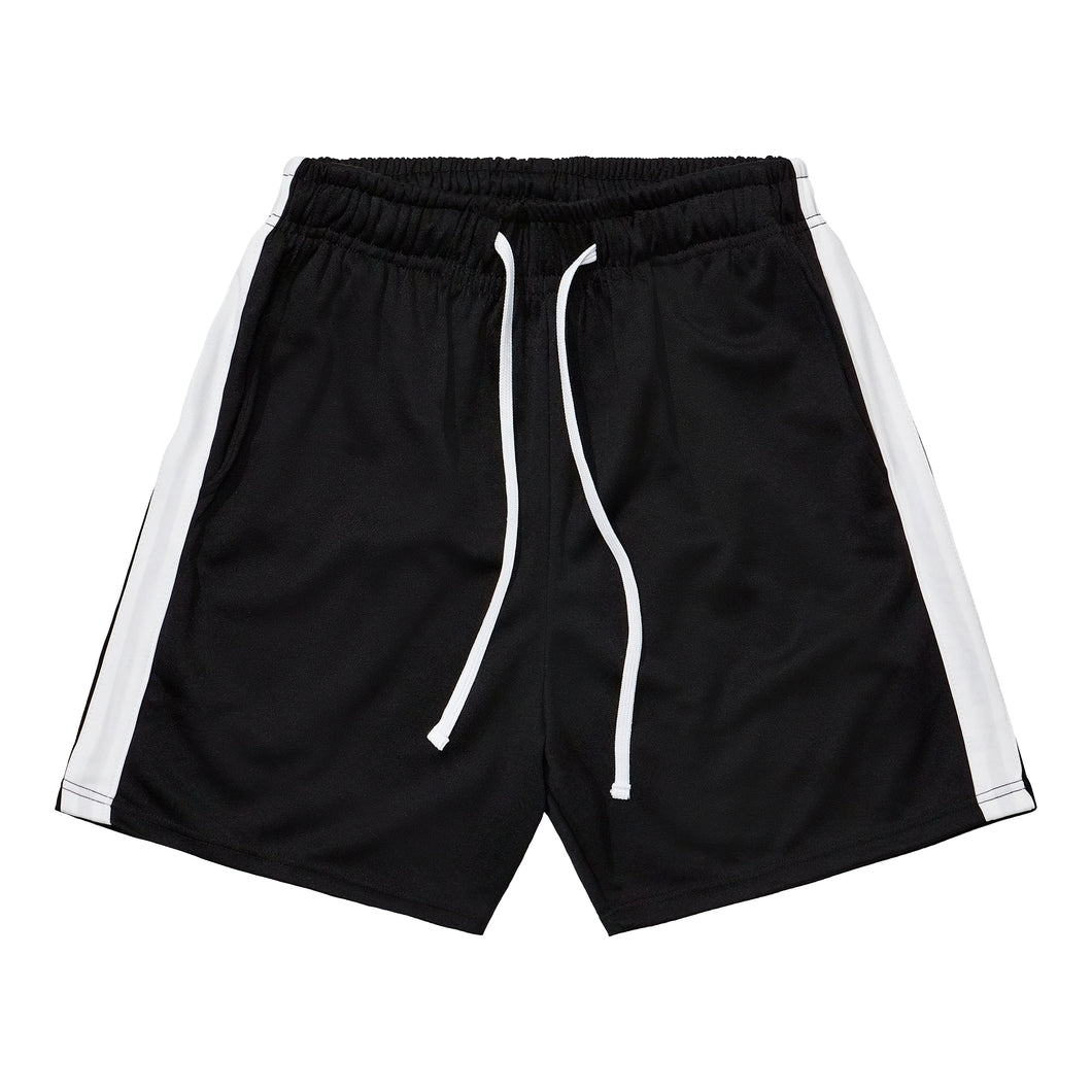 Athletic Shorts - Black / White