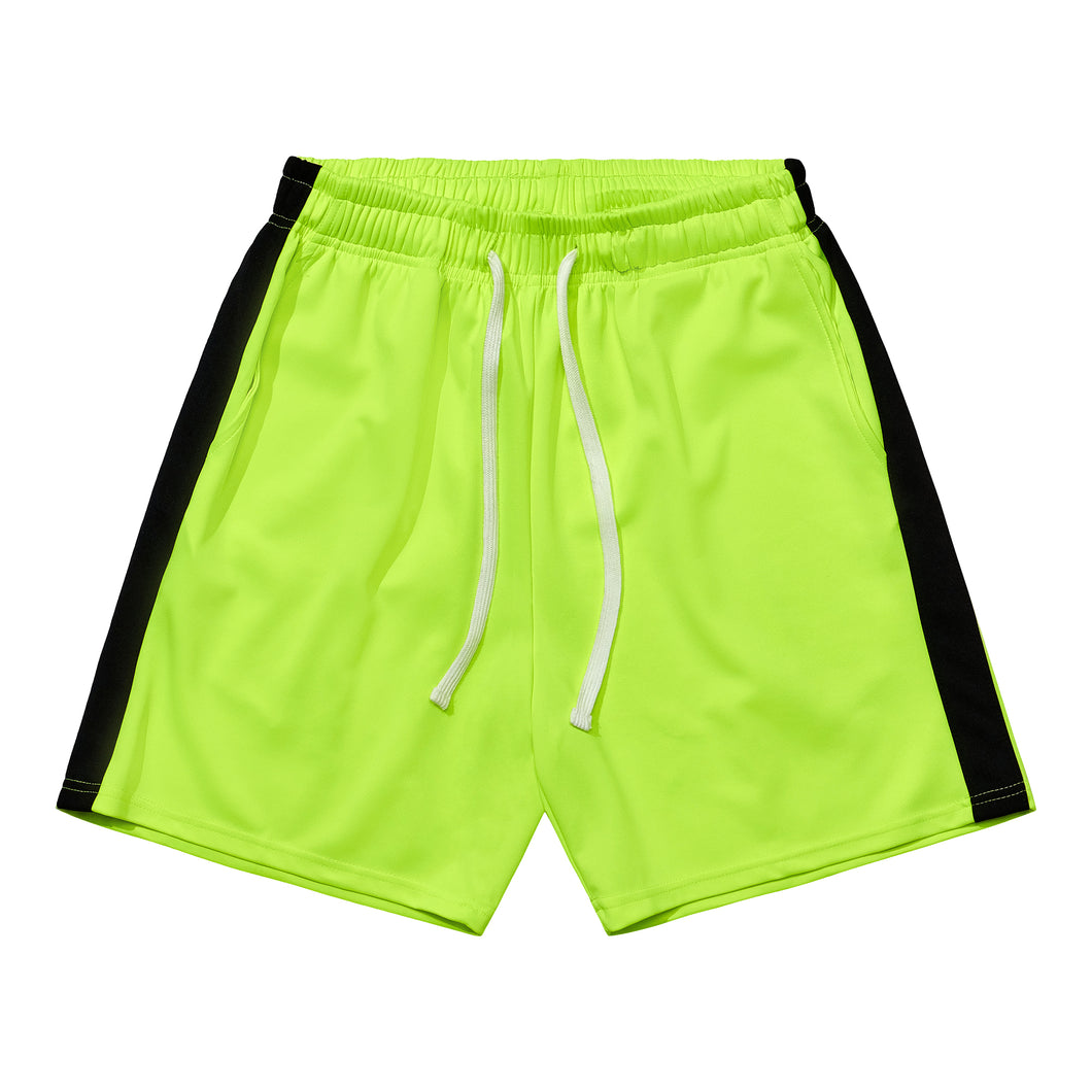 Athletic Shorts - Neon / Black