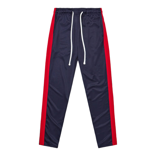 Sweatpants - Navy Blue / Red
