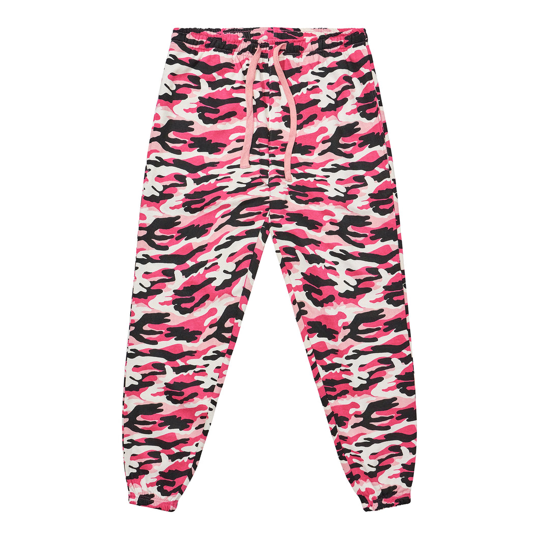 Fleece Pants - Pink Camo
