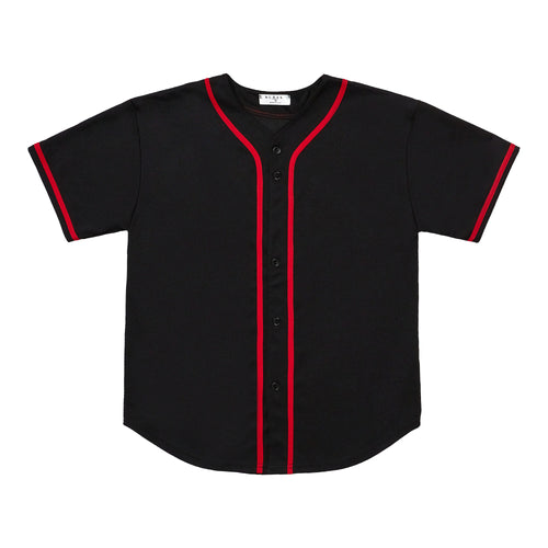 Baseball Jersey - Black / Red