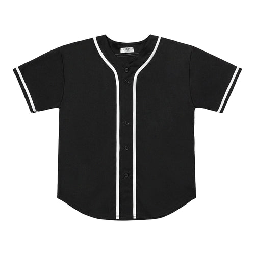 Baseball Jersey - Black / White
