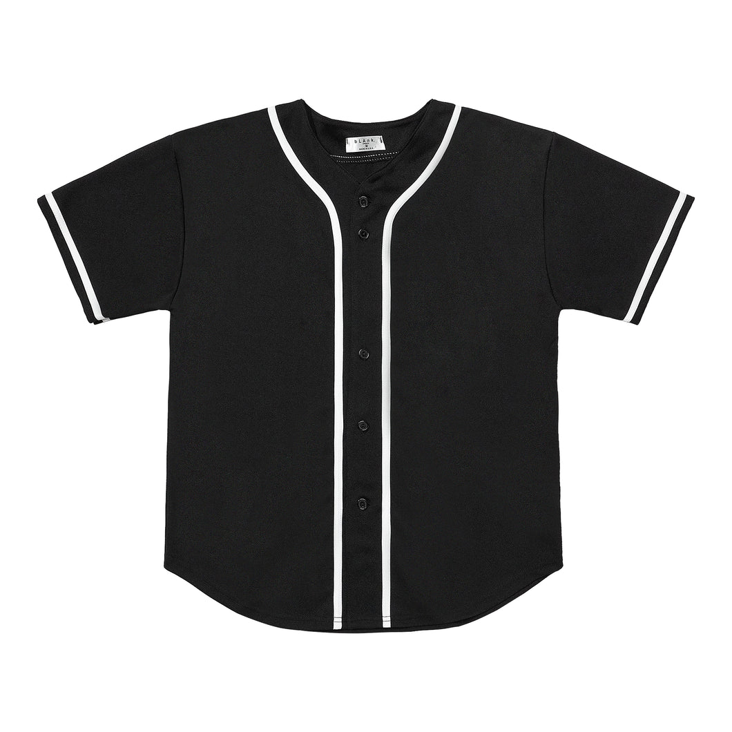 Baseball Jersey - Black / White