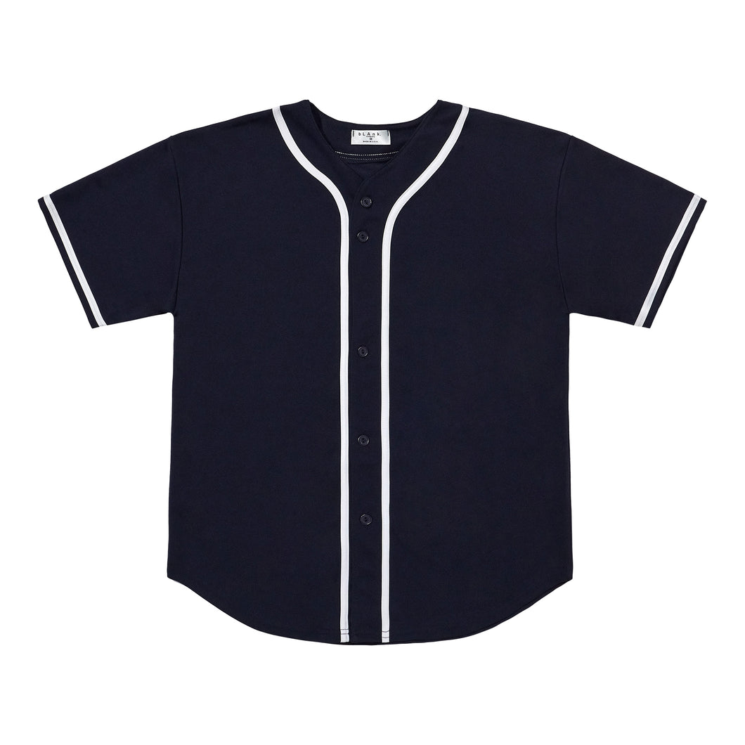 Baseball Jersey - Navy / White
