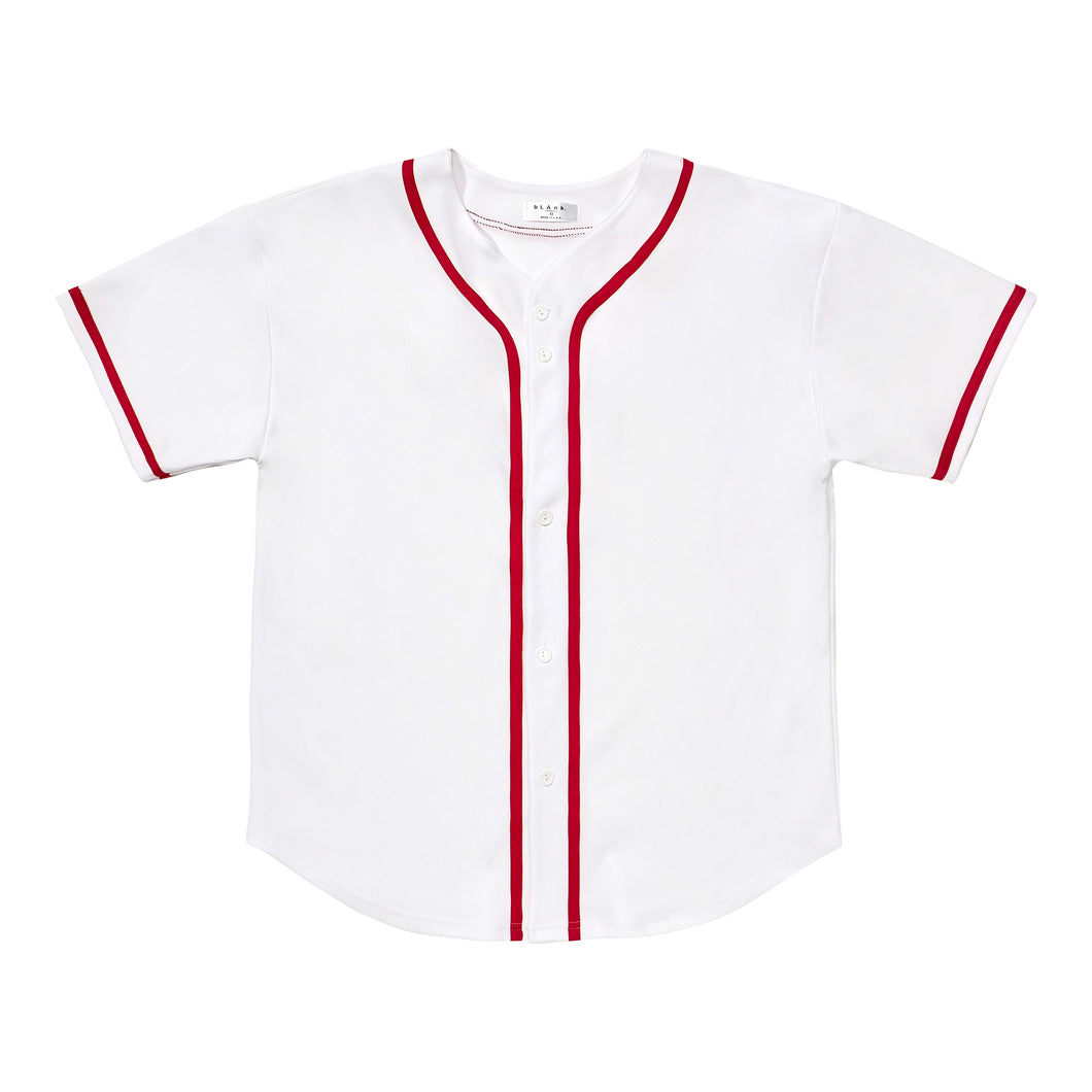 Baseball Jersey - Red / White – bLAnk company