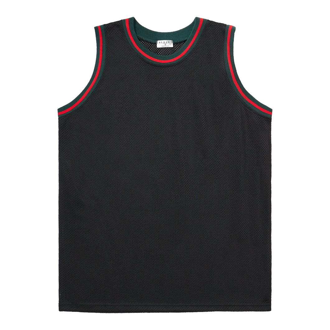 Basketball Jersey - Black / Green / Red