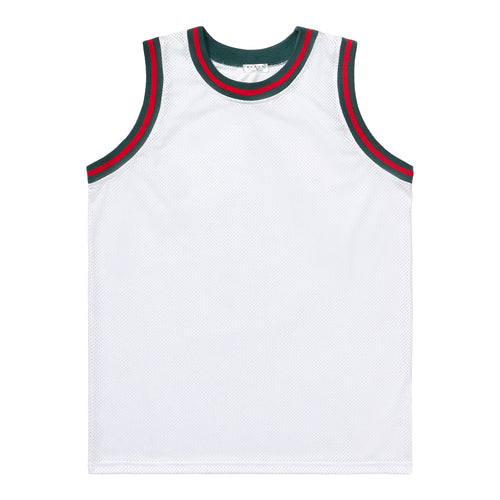 Basketball Jersey - White / Green / Red